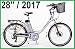 Produktbild POWERPAC - CITYBIKE 28" PEDELEC ELEKTROFAHRRAD E-BIKE FAHRRAD - hydr. Scheibenbremsen + Akku Li-Ionen 36V 16AH (576 Wh) - 2017