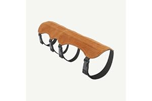 BEARPAW PRODUCTS Arm Guard Easy Long Archery | Robust Suede with Buckles | Ideal Protection for the Arm during Archery