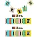 Produktbild Cpano 20 Wand Decor Papier zum Aufhängen Foto Film Rahmen für Fujifilm Instax Mini 8/7S 8 + 9 25 26 50s 90 Polaroid Filme & Name Card (mehrfarbig)