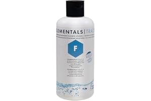 Fauna Marin Elementals Trace F Highly Concentrated Fluoride Solution for Saltwater Aquariums, 1,000 ml