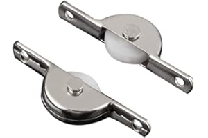 XZANTE 10 Piezas Puerta Ventana Armario Cajón Lata Rueda De La Polea Del Rodillo De Deslizamiento De Nylon Solo