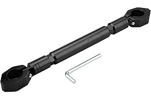 ‎ARAMOX Aramox Motorrad Balance-Stange, 22 mm Universal-Querstange aus Aluminiumlegierung, Motorradlenker, Hebelzubehör Verstärkung (Schwarz)