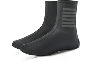 LZQpearl Copriscarpe Ciclismo da Bicicletta Impermeabili Antivento Leggeri Resistenti allo Strappo, Copriscarpe Termici Invernali Caldi per Bici da Strada