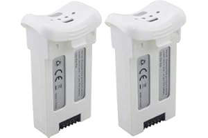 ZYGY 2PCS 3.7V 1000mAh Batería Lipo para SJRC S20W T25 RC Quadcopter Repuestos (Blanco) UAV Batería