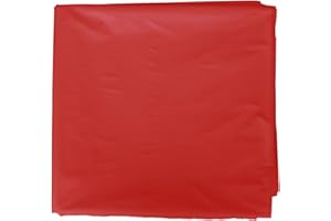 GRAFOPLAS Fixo Kids - Pack de 25 Bolsas Plastico Disfraz, 65 x 90cm, Color Rojo, Crear Disfraces Carnaval y Otras Fiestas, Reciclable 100%, Agujero de Seguridad Antiahogo, Customizables