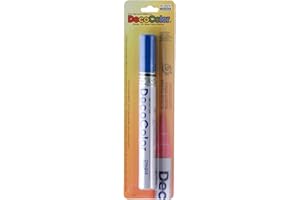 MARVY UCHIDA DecoColor Broad Glossy Oil-Based Paint Marker - Blue