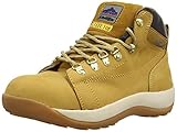 Piel nubuck de plena flor Portwest Steelite Mid Cut Nubuck SB - Botas de seguridad para hombre, color Marrón (Honey), talla 43 EU