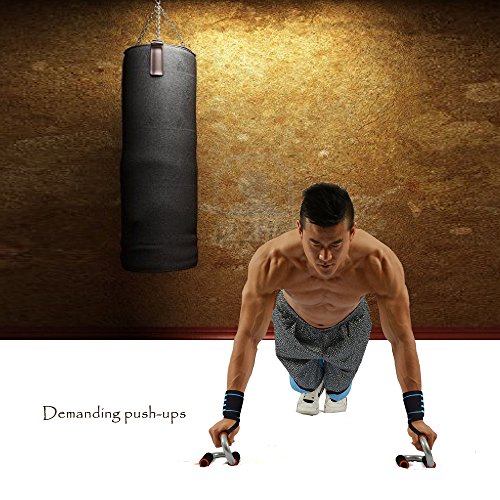 Handgelenkstütze [ 2er Set ], TOMOUNT Handgelenkschoner Handgelenkschutz Bandagen für Bodybuilding + Kraftsport + Fitness + Crossfit Training 54CM für Frauen und Männer - 5