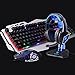 Produktbild L&Y Mechanische Gaming-Tastatur Touch-Panel USB-Kabel Gaming-Tastatur Metall Rainbow-Tastatur mit Hintergrundbeleuchtung Tastatur Bürotastatur wasserdichte Tastatur Multimedia-Tastatur und-Maus-Set Tastatur 104KEY Gaming-Tastaturen ( Farbe : B , größe : Xs )