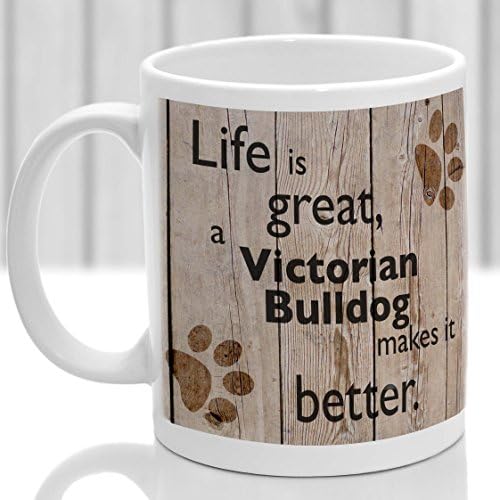 Victorian Bulldog Mug, Victorian Bulldog, Ideal Present for Dog Lover