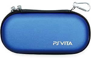 ELIATER Playstation Vita Carring Case Portable Travel Pouch Cover Zipper Bag Compatible for Sony PSVita 1000 2000 Game Console (Blue)