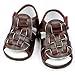 Baby Bucket Boys Sandal With Side Velcro Strap and sound (D Brown ,6-9 Months) RS.350.00