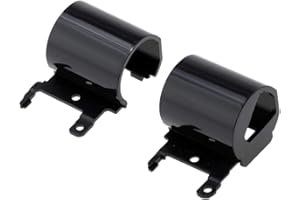 Gazechimp 2 er Laptop Ersatzteile Rechte und Linke LCD-Scharniere Scharnierabdeckung, für HP 250, 255, G6, 15-BS, 15-BW, 15-BR-Laptop - Schwarz