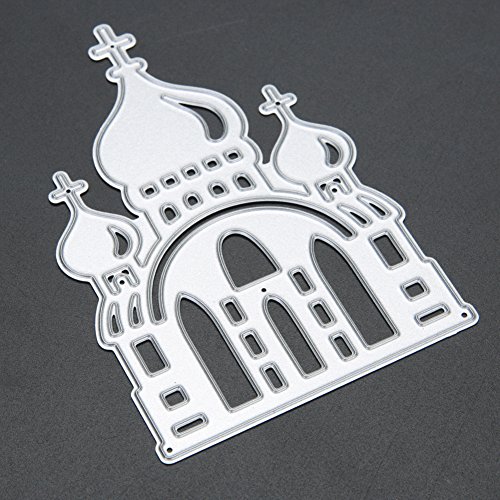 Amazingdeal365 2 PCS Dom Metall Form Schablonen Schneiden DIY Dekor Sammelalbum Karten Buchzeichen Lesezeichen als Geschenk für Freunde Geburtstag Kinder,Kindergarten Hobby Schule Handarbeit Unterricht usw. Ein tolles Geschenk! - 8