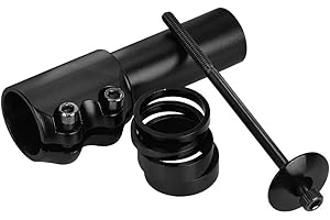 ZhuiKun Rehausse Potence VTT 28,6 mm, Potence de Guidon en Alliage d'Aluminium, Fourche Étendre Extenseur pour Vélo de Route BMX