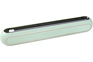 Onlynery Coupe-Feuille, Film Alimentaire en Aluminium avec Coupe-Porte-Objet, dérouleur Film, Rangement magnétique pour Papier ciré parchemin