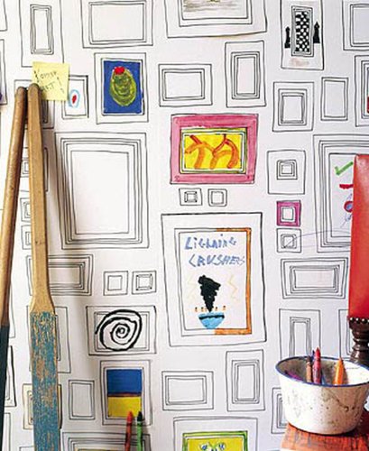 Papier-Tapete „Frames“ Kollektion Frames - 2