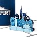 Produktbild Pop Up Karte „Frankfurt am Main - Skyline in 3D“ - Souvenir, Einladung, Geschenk & Reisegutschein Frankfurt a.M.
