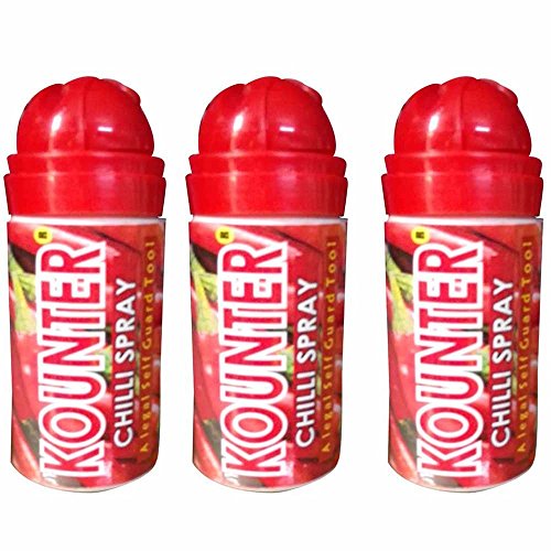 Kounter Chilly/Pepper Spray (Set of 3)30ml RS.498 (58.00% Off) - Amazon Kounter Chilly/Pepper Spray (Set of 3)30ml RS.498 (58.00% Off) - Amazon