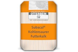 rohstoffpost Feed Lime, 25 kg, Finely Ground with 38% Calcium for Sheep, Goats, Pigs, Cattle