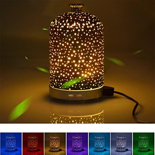 90Ml Essential Oil Diffuser Aromatherapy 7 Color Changing LED Lights Auto Shut-Off Adjustable Mist Modes