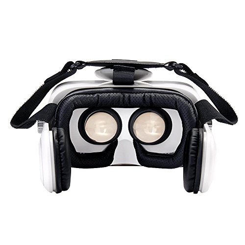 Virtoba X5 Occhiali Visore VR 3D 360Â° RealtÃ  Virtuale, per iPhone e Android Smartphones da 4 a 6 pollici, Focus Regolabile in caso di Miopia, Altoparlanti Stereo, Antiriscaldamento e Antiannebiamento