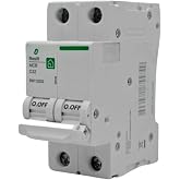RASMACOR | Residential Magnetic Thermal Switch 2P 32A | RESI9 R9F12232 | CURVE C | Frequency 50/60HZ | Standard UNE/EN 60898-