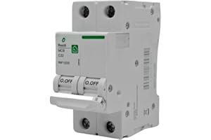 RASMACOR | Interruttore magnetotermico residenziale 2P 32A | RESI9 R9F12232 | CURVA C | Frequenza 50/60Hz | Standard UNE/EN 60898-1 CE | 32 Ampere