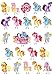 Produktbild Fabulous Cake Toppers My Little Pony 1 Set Kuchen Party Steht auf, essbares Wafer Karte X32 Stücke
