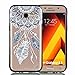 Produktbild Hülle für Galaxy A3 2017 ( A320F ) Silikonhülle Dünn, 2 in 1 Premium Matt TPU Case Transparent Handyhüllen Ultra Slim Cover Bumper-Style TPU mit von Relief Muster für Samsung Galaxy A3 2017 ( A320F ) Case Cover ( S ) (10)