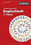 Englischheft 7. Klasse - kurz geübt & schnell kapiert (Cornelsen Scriptor - kurz geübt & schnell kapiert) by