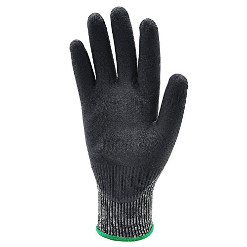 6 Paar FOURSCOM Arbeitshandschuhe Grip-Handschuhe Gr.7-12 EN388/4543 Größe 10 - 5