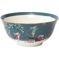 Sara Miller Woodland Tales Lot De 4 Tasses De Noël Porcelaine Fine Or 22 Carats