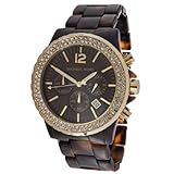 Michael Kors Damen-Armbanduhr XL Madison Chronograph Quarz Plastik MK5557