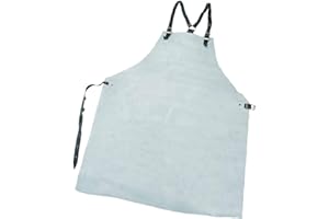 FELDTMANN TPF Comercial 0007699330005 - Mandil de soldador (cuero vacuno desdoblado, de alta resistente, con correas de cuero de lomo)
