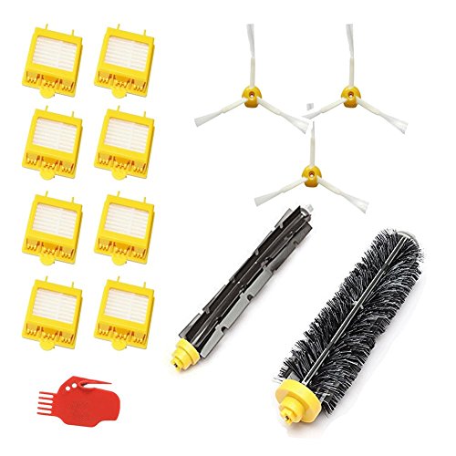 Smartide Kit de reemplazo de la serie 700 de Juego de accesorios de repuesto para la iRobot Roomba 700 Serie 720 750 760 770 776 780 Juego de cepillos de piezas Accesorios para iRobot Roomba Series