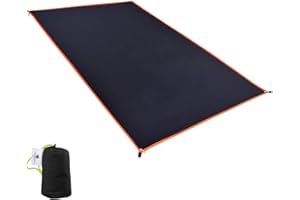 GEERTOP Tapis de Sol imperméable ultraléger pour 1 à 4 Personnes pour Camping, randonnée, Pique-Nique (5 Tailles)
