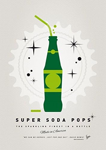My SUPER SODA POPS Green Lantern by Chungkong // Unique, Original Wall Art // 11.7 x 16.5 inches / 30 x 42cm // Framed and Ready To Hang // Custom Printed On 240gsm Premium Art Paper and Framed By Hand In a Beautiful Black Wooden Frame // Best Art For Home or Office // 100% Money Back Guarantee