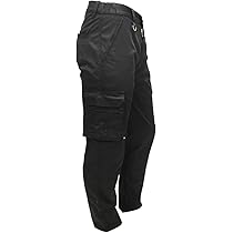Twill cargo broek met semi-elastische taille | Atlas For Men