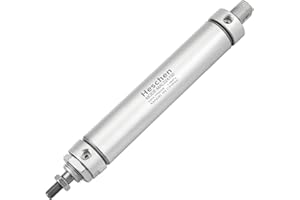 Heschen Pneumatic Slim Air Cylinder, MAL 32-150, PT1/8'' Port, 32mm Bore, 150mm Stroke, Double Acting
