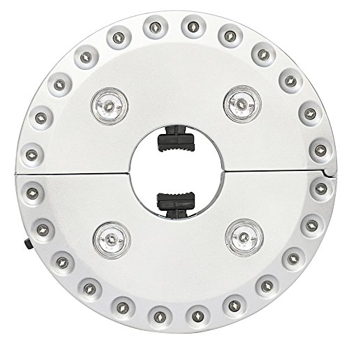 SOAIY® 28 LEDs 3 Modi Sonnenschirm Lampe dimmbar Zelt Licht Camping Beleuchtung 4 AA Batteriebetrieben Nachtlicht Garten Outdoor - 2