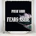 Produktbild Mildew Resistant Fabric Shower Curtain Waterproof/Water-Repellent & Antibacterial, Fabric 100% Polyester 60x72 Beautiful Landscape Push Your Fears Aside