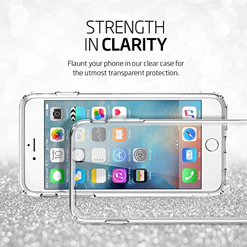 Spigen - Funda iPhone 6 6s Carcasa con Tecnolog a de coj n de aire y protecci n h brida de ca da Transparente Crystal Clear reviews Spigen - Funda iPhone 6 6s Carcasa con Tecnolog a de coj n de aire y protecci n h brida de ca da Transparente Crystal Clear