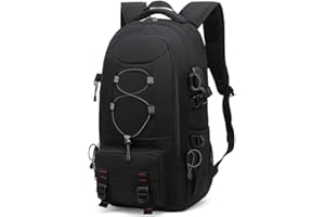 XQXA Travel Backpack, 45L Large Capacity Waterproof Hiking Backpack 17.3 Inch Laptop Backpack Male Female Trekking Backpack for Sports Outdoor Camping Camping