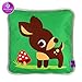 Produktbild Milovia Milopiq® Kids Kissen (40x40cm) - Cute Fawn (Rehkitz) - Das süßeste Kissen auf dem Markt. Ihre Kinder und auch Sie werden es lieben.
