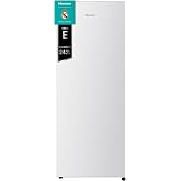 Hisense RL313D4AWE &ndash; Single Door Refrigerator, Calss E, Capacity 242 L Net, Height 143 cm, Fruit and Vegetable Drawer, LED Li