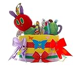 Windeltorte Raupe Nimmersatt neutral - Baby Geschenk zur Geburt - Pamperstorte