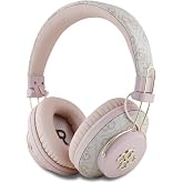 CG Mobile Guess Bluetooth ENC Metal 4G Logo (Pembe) Kulaklık