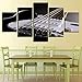 Produktbild mmwin Painting Modern Wall Art Canvas Electric Guitar String 5 Panel Printed Pictures Paintings Musical Instruments Poster Home Decor