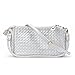 Produktbild GREAT R-Neuen Handtasche Tasche Messenger Bag Schulter hand-woven Tasche Frauen bereiten kleine Tasche, Klein, Silber
